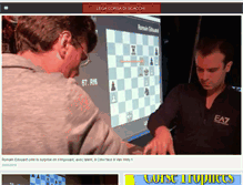 Tablet Screenshot of corse-echecs.com